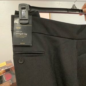 Black Straight leg pants